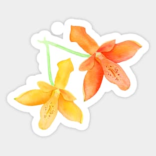 Orchid Sticker